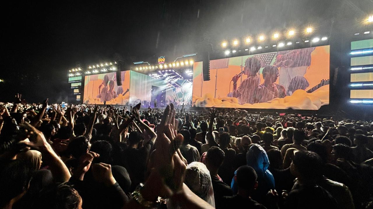 Panggung Terakhir 2025, .Feast Berkolaborasi Lintas Generasi di Big Bang Festival. (BeritaNasional/Satria)