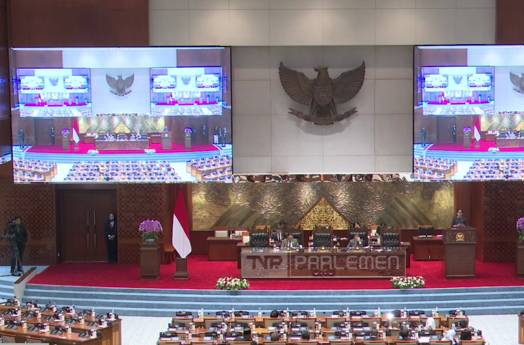 DPR resmi menutup Masa Persidangan II Tahun Sidang 2025-2026. (Foto/YouTube TV Parlemen)