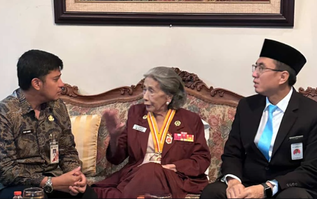 Peringatan Hari Ibu, dua veteran perempuan ini sebarkan semangat perjuangan dan keteladanan-Veteran R.A. Sumartini. (BeritaNasional/Instagram PPAPP Jaksel)