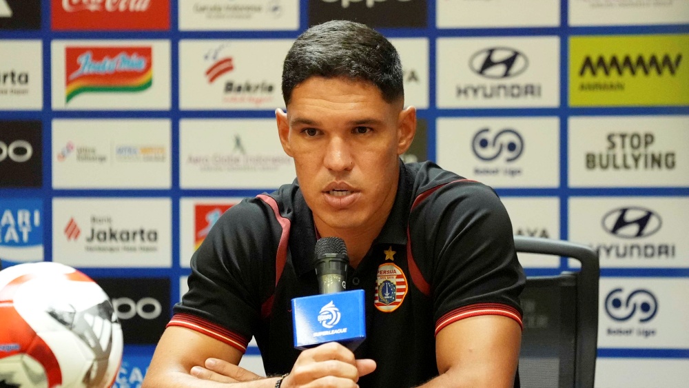 Gelandang Persija Van Basty Sousa. (Foto/superleague.id)