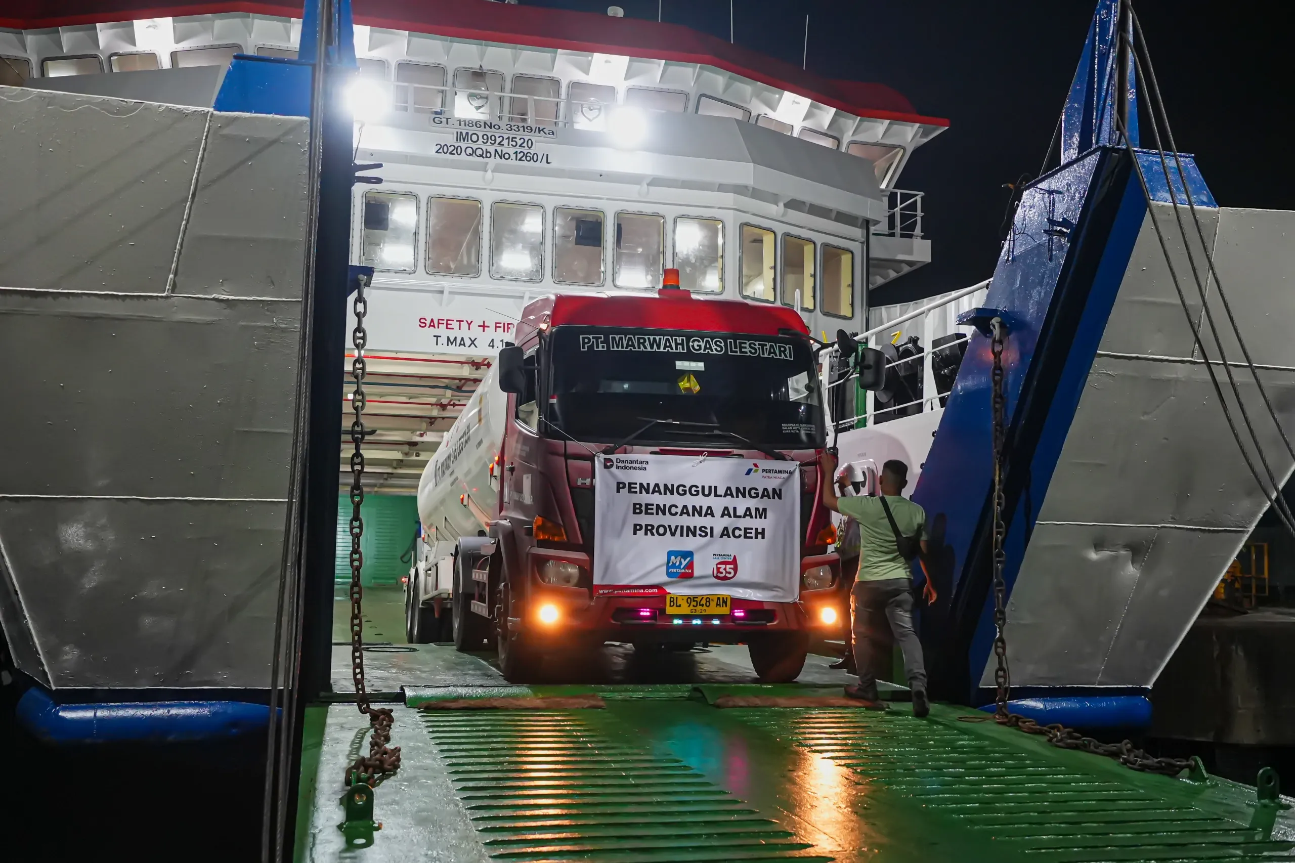 Pertamina Patra Niaga Tambah 6 Mobil Tangki LPG ke Aceh. (Foto/Pertamina)
