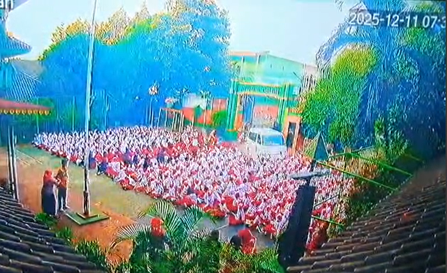 Peristiwa sopir SPPG tabrak siswa di SDN Kalibaru 01. (Foto/istimewa)