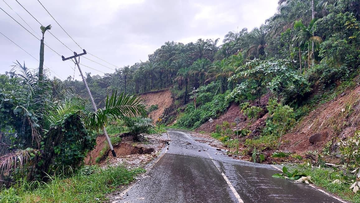 Longsor di Palembayan Sumbar. (Foto/Istimewa)