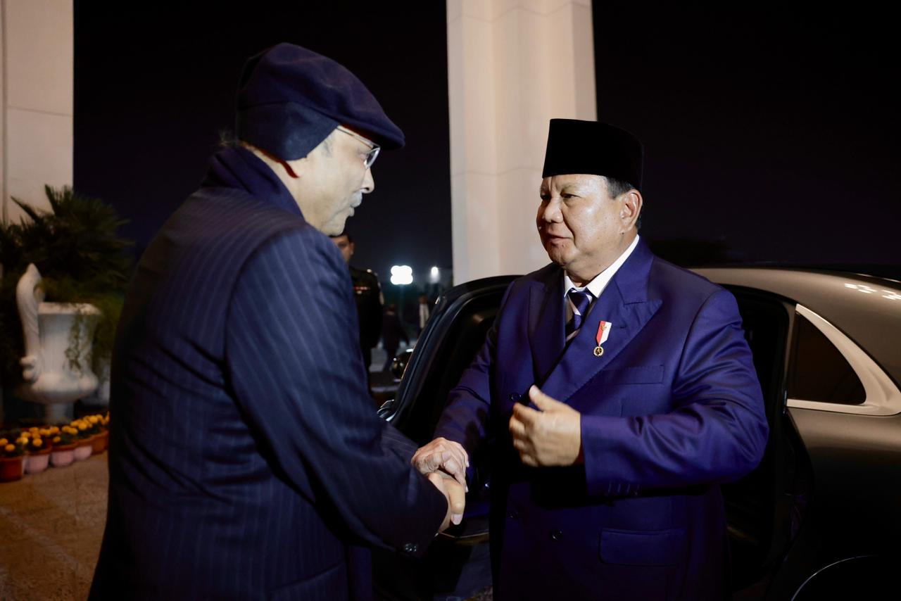 Prabowo Subianto Temui Presiden Pakistan Zardari. (Foto/BPMI)