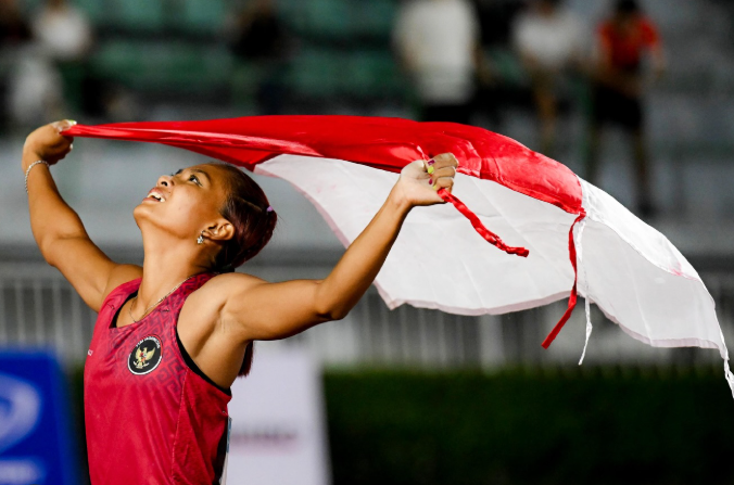 Rebut 31 emas dan 43 perak, Indonesia naik lagi ke posisi 2 klasemen SEA Games 2025 Thailand. (Foto/Instagram NOC Indonesia)