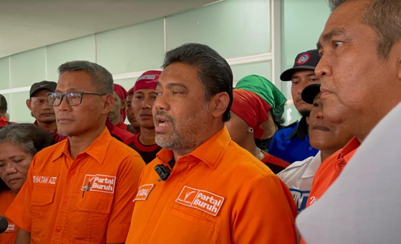 Presiden Konfederasi Serikat Pekerja Indonesia (KSPI) Said Iqbal. (Beritanasional/Ahda)