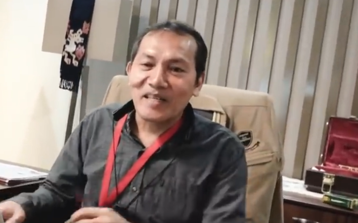 Eks pimpinan KPK Saut Situmorang. (BeritaNasional/tangkapan layar)