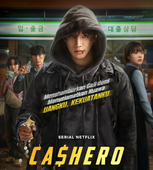 Sinopsis drakor “Cashero”, aksi superhero uang yang anti mainstream. (BeritaNasional/Netflix Id)