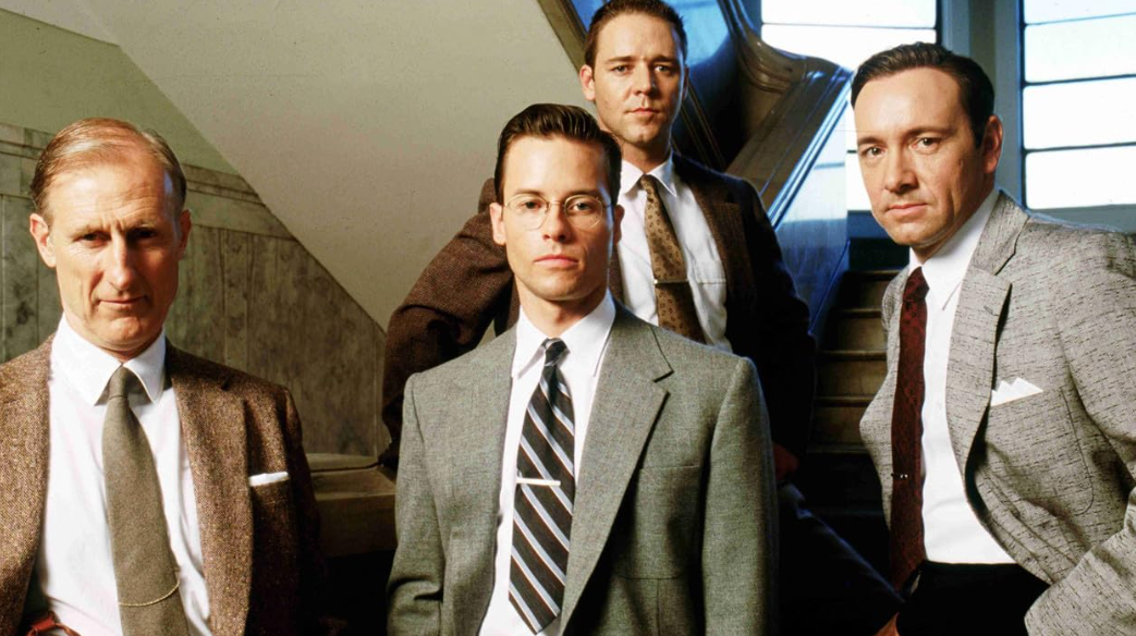 Aksi 3 polisi LAPD dalam L.A. Confidential. (BeritaNasional/Warner Bros.)