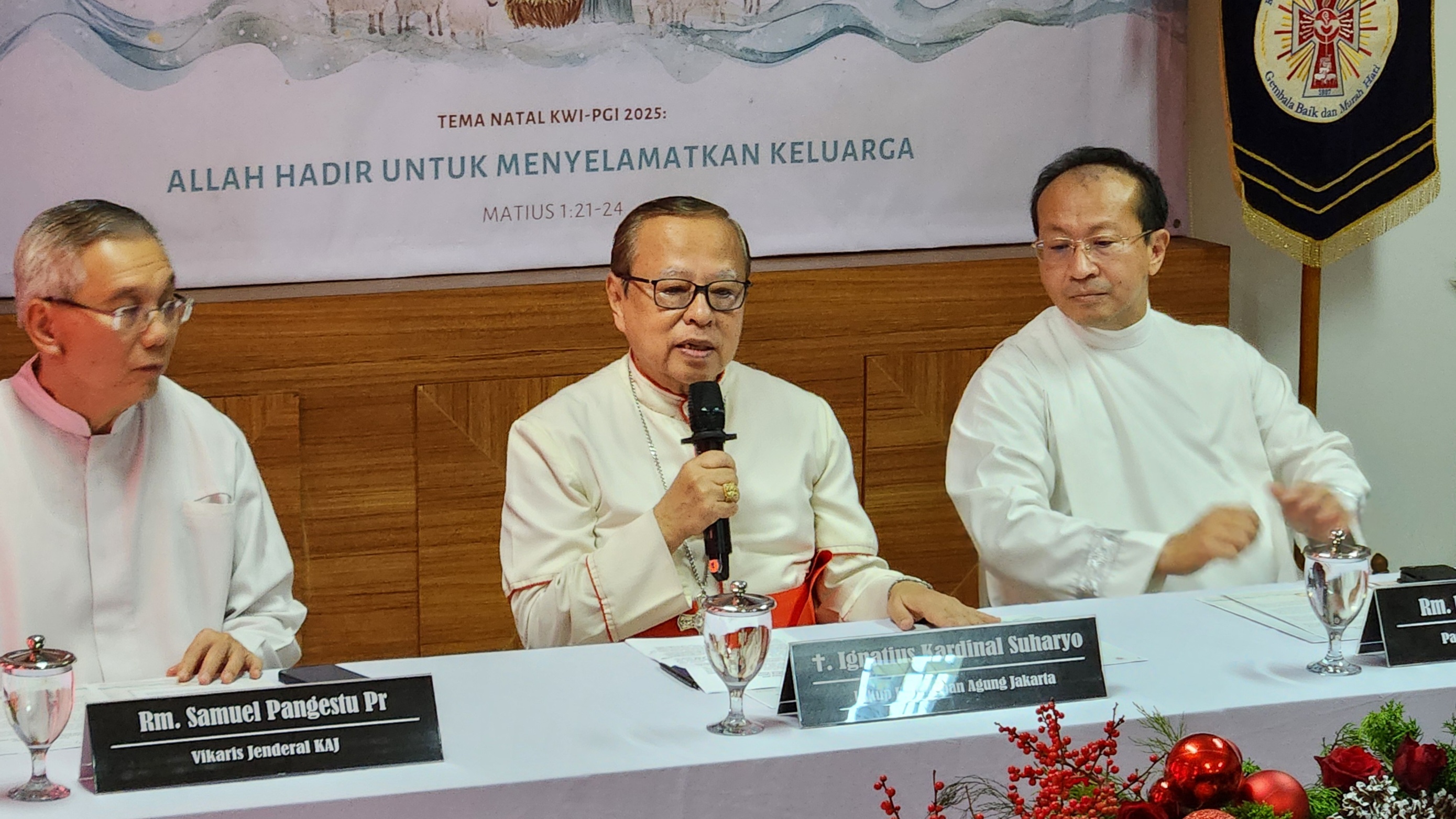 Uskup Agung Jakarta Ignatius Kardinal Suharyo. (Beritanasional/Panji Septo)