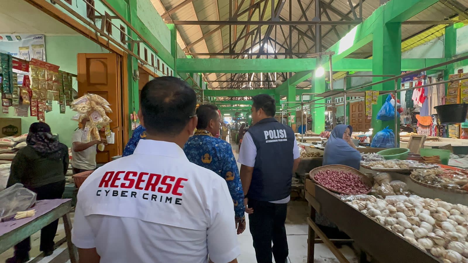 Stabilkan Harga Bahan Pokok, Polisi Aceh Lakukan Inspeksi di Beberapa Wilayah. (Foto/istimewa)