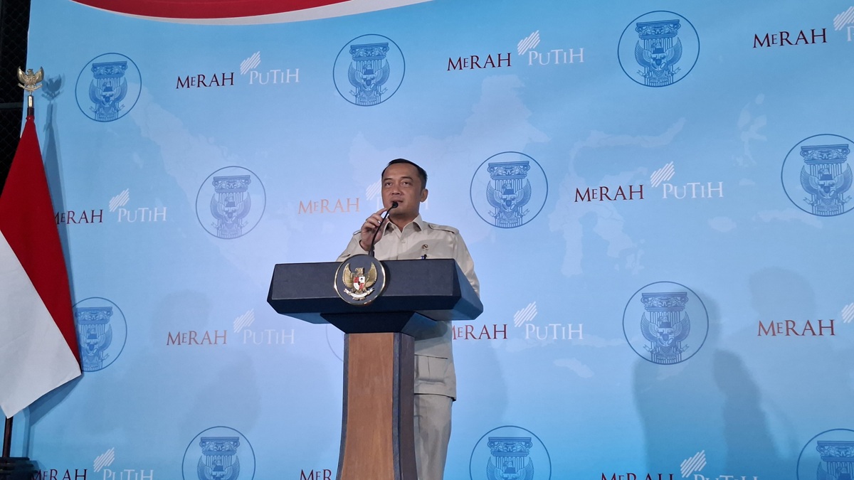 Menteri Sekretaris Negara Prasetyo Hadi saat memberikan keterangan pers. (BeritaNasional/Lydia)