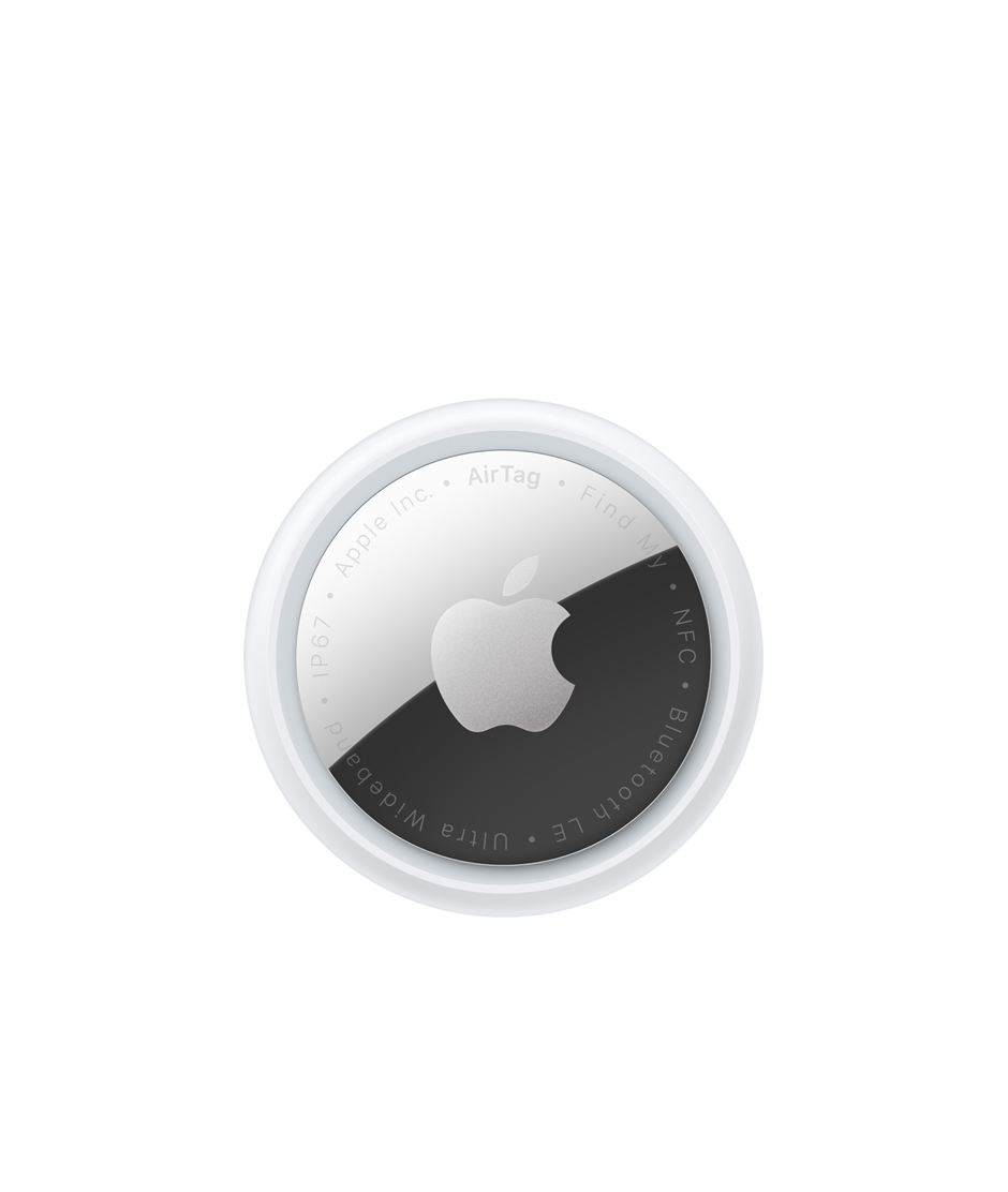Perangkat AirTag. Apple dikabarkan sedang menggarap wearable AI berbentuk pin seperti AirTag. (Foto/Dok Apple)