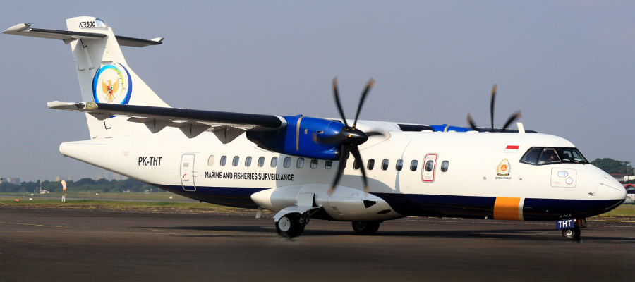 Pesawat ATR 42-500. (Foto/doc. flightradar24)