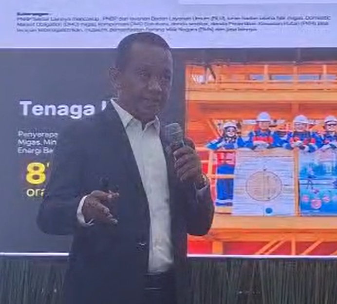 Menteri Energi dan Sumber Daya Mineral, Bahlil Lahadalia. (BeritaNasional/tangkapan layar)
