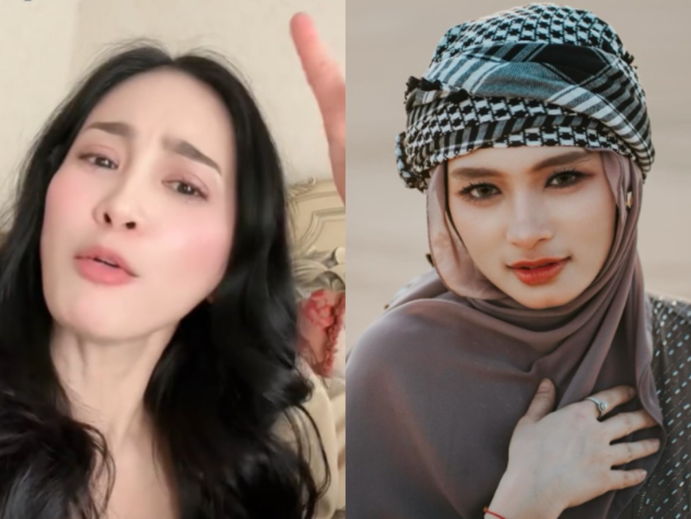Bunga Zainal sindir Inara Rusli yang tak menyesal ataupun menyampaikan maaf. (BeritaNasional/TikTok Bunga/Instagram Inara)