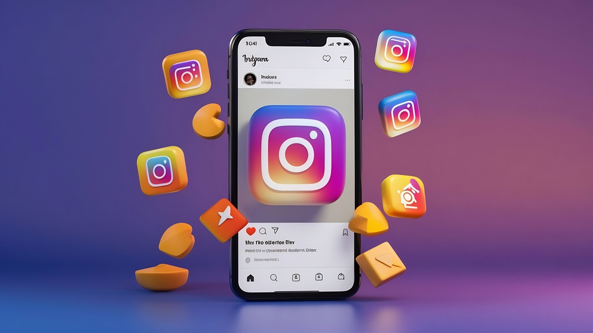 Ilustrasi logo instagram. (Foto/freepik)