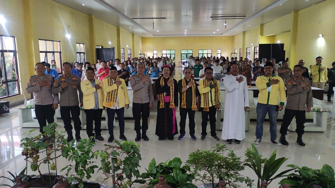 Diklatsar Paskokat Angkatan III, Ratusan Pemuda Katolik Siap Jadi Garda Kemanusiaan. (Foto/istimewa)