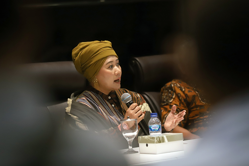 Eks anggota Pansus Haji DPR RI Luluk Nur Hamidah (BeritaNasional/Lydia)
