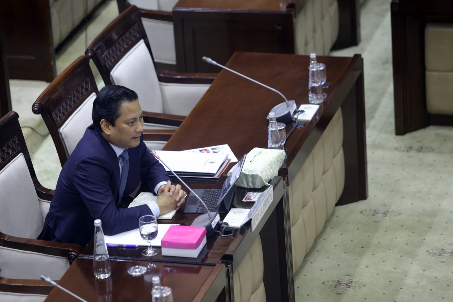 Calon Deputi Gubernur Bank Indonesia (BI) Thomas Djiwandono. (BeritaNasional/Oke Atmaja)