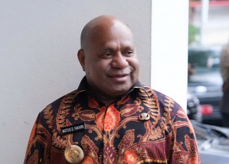 Gubernur Papua Mathius D. Fakhiri (Foto/Instagram Pemprov Papua)