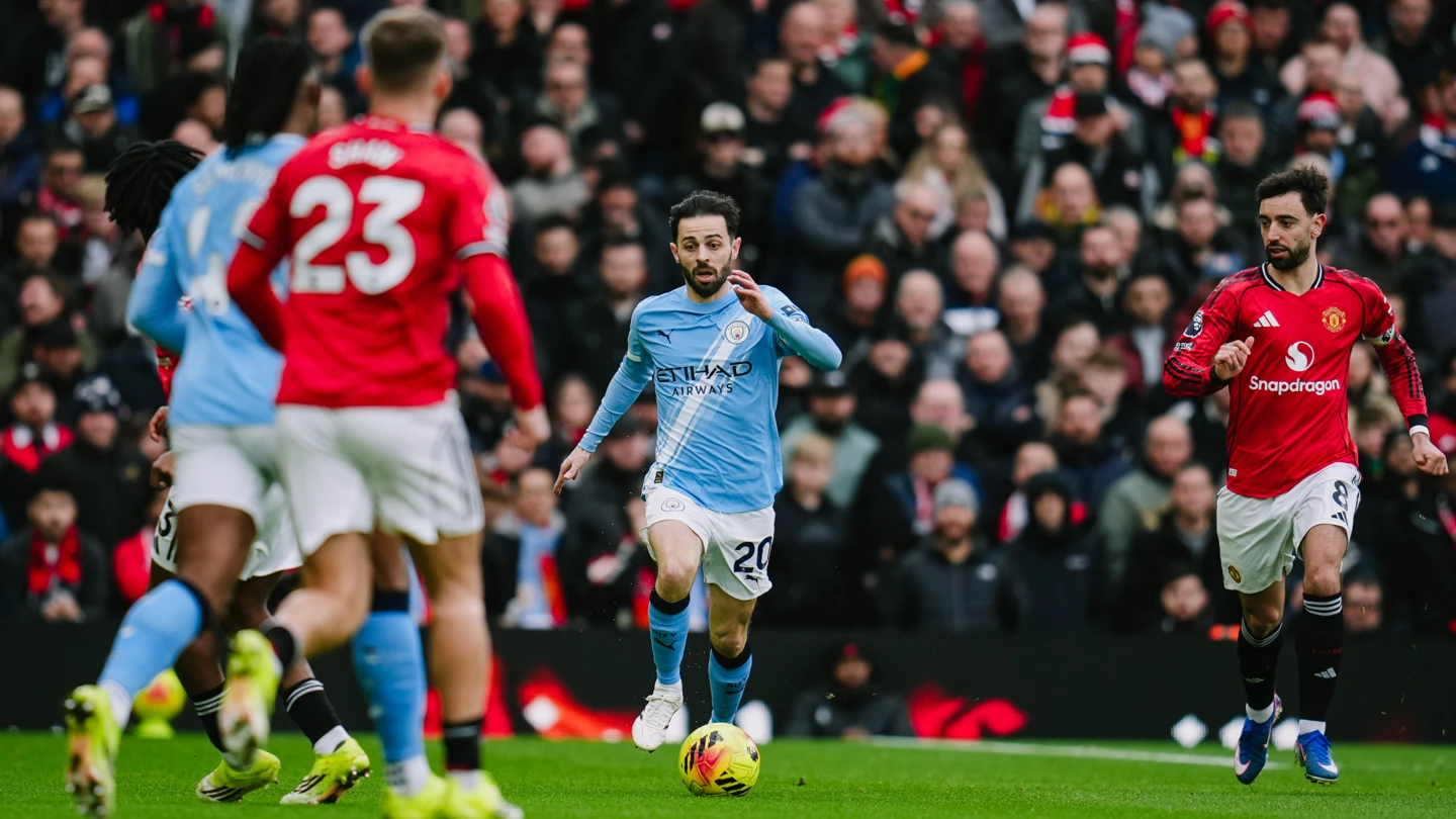 Pertandingan Manchester United vs Manchester City. (Foto/Manchester City)