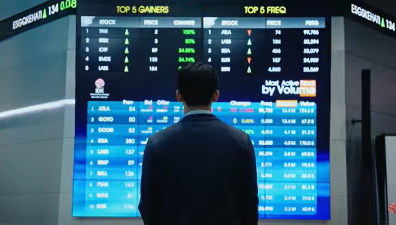 Ilustrasi IHSG dan BEI. (BeritaNaisonal/IDX)