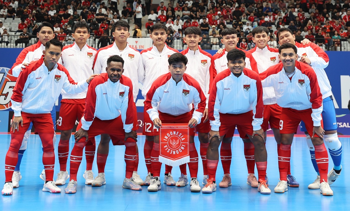 Timnas Futsal Indonesia di Piala Asia. (Foto/the AFC)