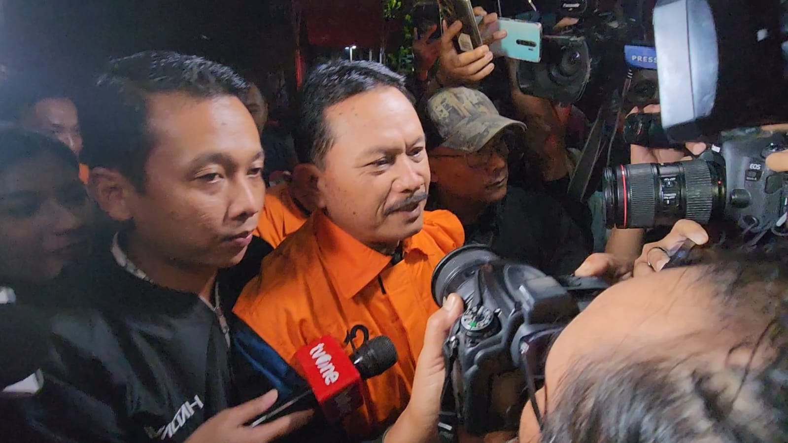 Wali Kota Madiun Maidi terjerat kasus korupsi. (BeritaNasional/Panji Septo)