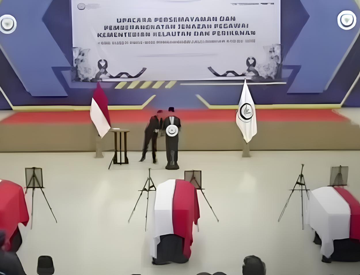 KKP Gelar Upacara Penghormatan dan Pelepasan Jenazah Korban Kecelakaan Pesawat ATR. (Foto/istimewa)