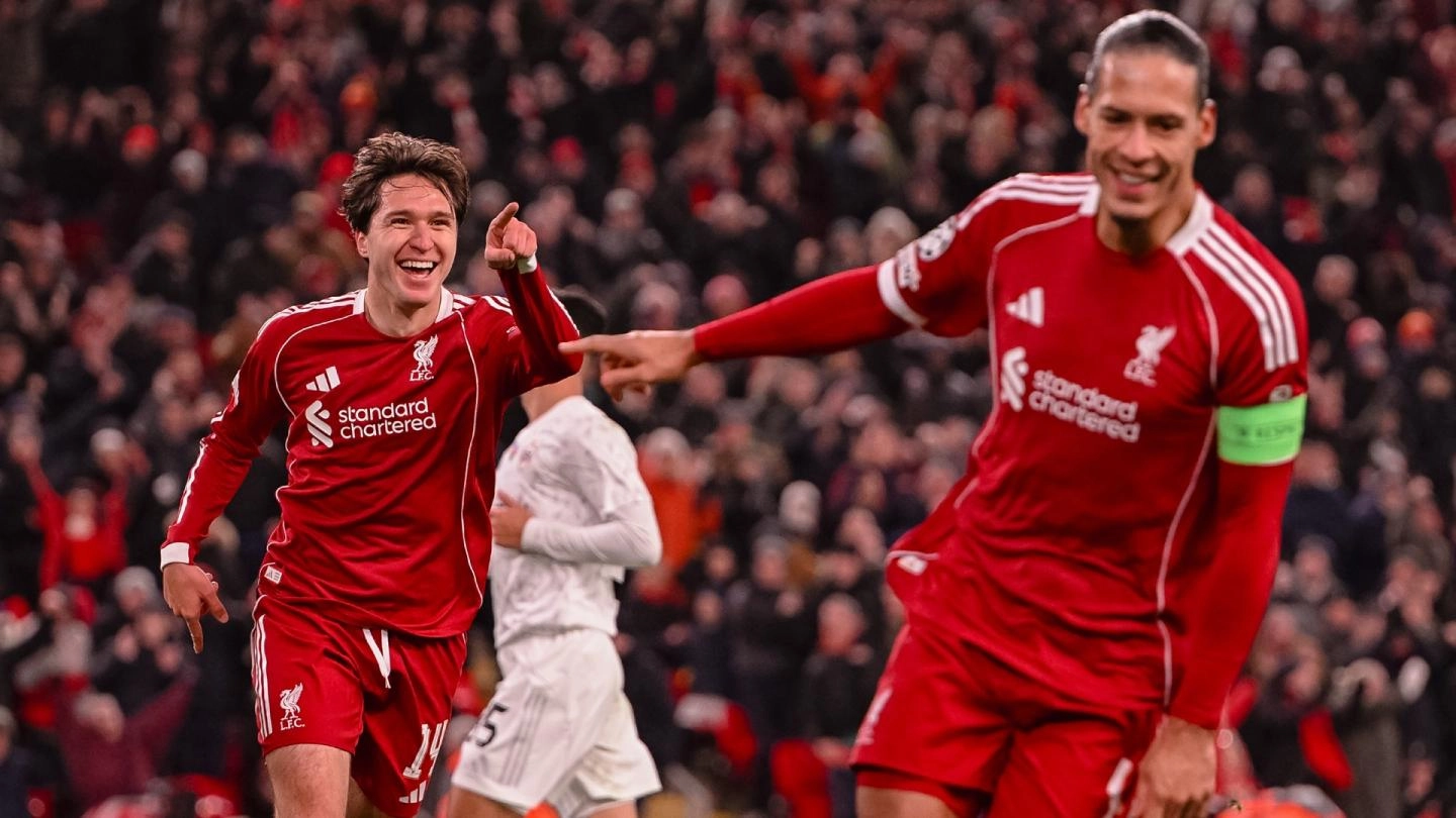 Para penggawa Liverpool berselebrasi. (Foto/liverpoolfc.com)