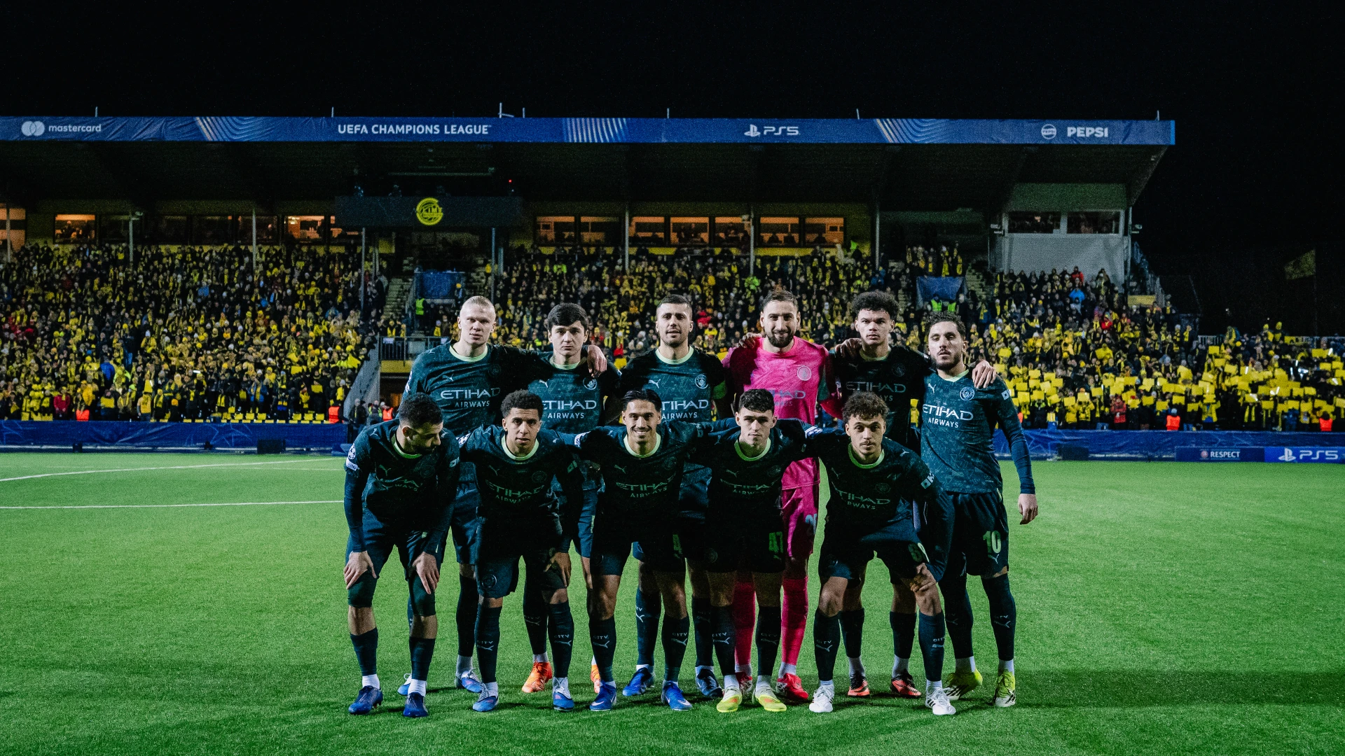 Tim Manchester Cty di Liga Champions. (Foto/Champions League)