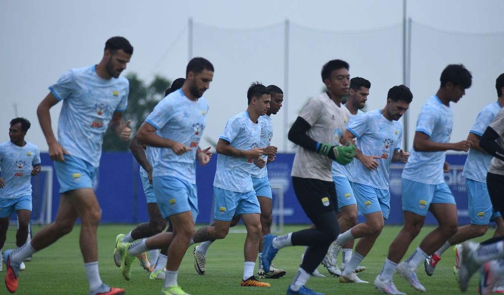 Para penggawa Persib Bandung sedang berlatih. (Foto/Dok Persib)