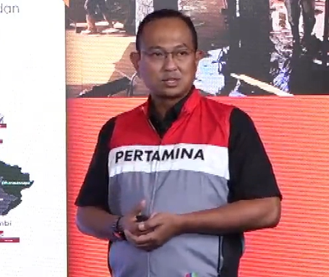 Corporate Secretary PT Pertamina (Persero) Arya Dwi Paramita. (BeritaNasional/tangkapan layar)