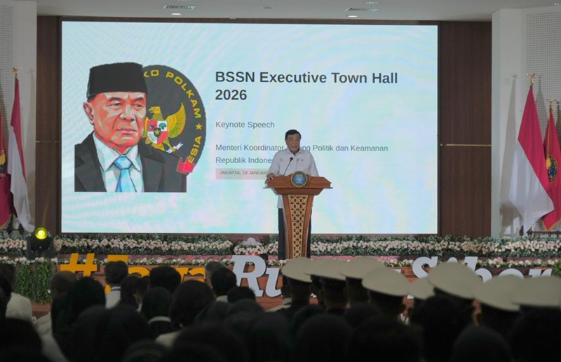 Menko Polkam ingatkan BSSN soal keamanan siber (Beritanasional/Bachtiar)