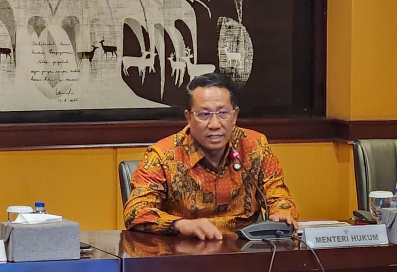 Menteri Hukum Supratman Andi Agtas. (Beritanasional/Panji)