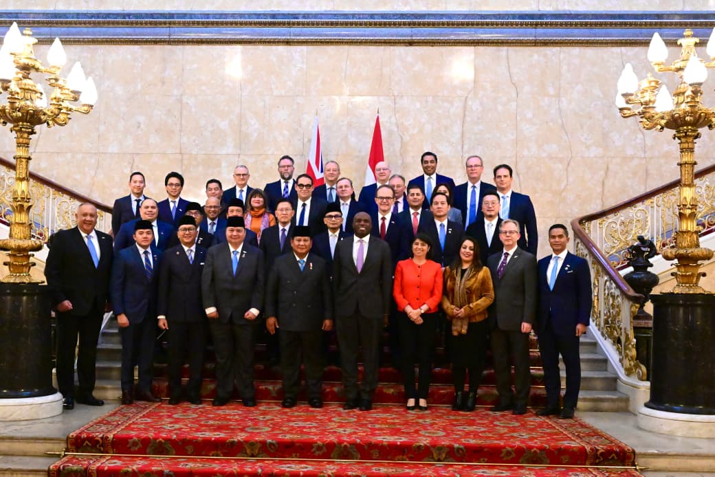 Presiden Prabowo Hadiri Forum Bisnis dan Investasi di Lancaster House. (Foto/Setpres BPMI)