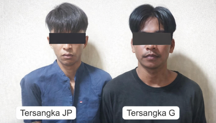 Dua pelaku pembunuhan di Bekasi telah diamankan Polisi. (Foto/Ist)