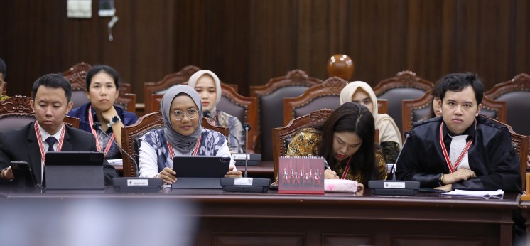 Pemohon uji materi Pasal Penghinaan Presiden dalam KUHP ke MK. (BeritaNasional/MK RI)