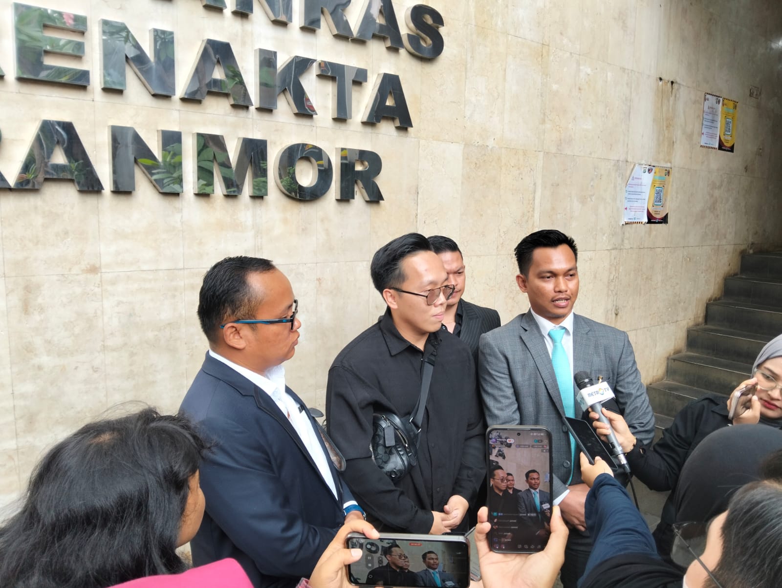 Pelapor Timothy Ronald. (BeritaNasional/Bachtiarudin Alam)