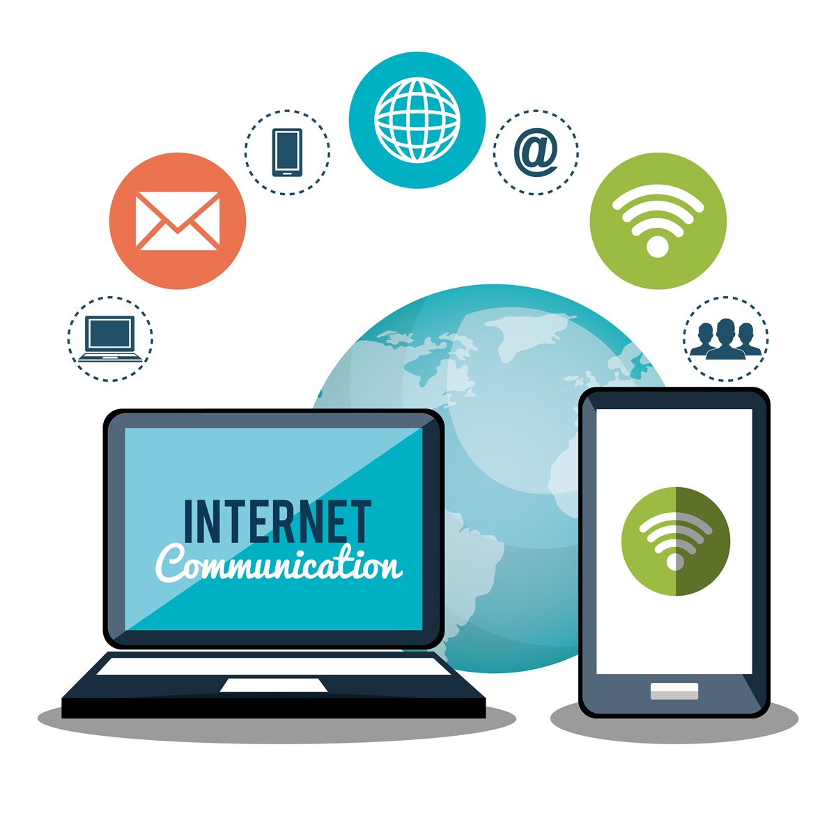 Ilustrasi koneksi internet. (Foto/Freepik)