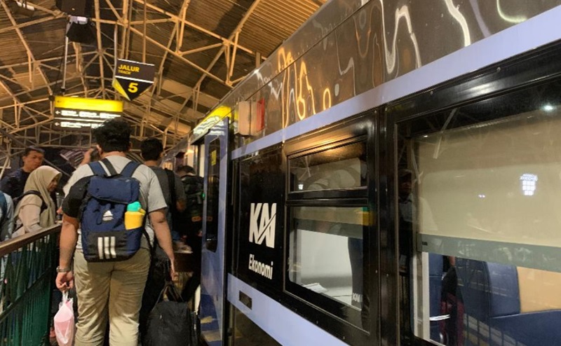 Penjualan tiket Kereta Api naik (Beritanasional/Meta)
