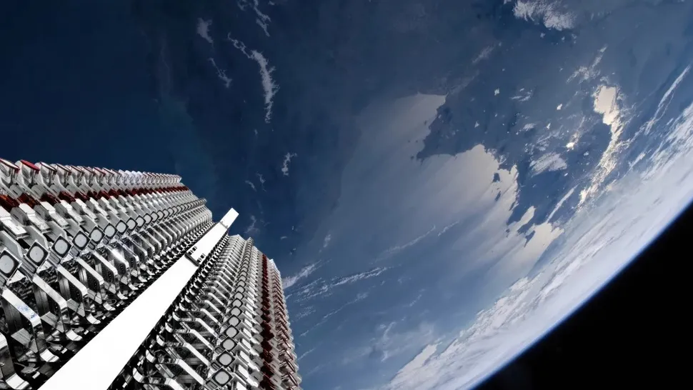 Ilustrasi satelit Starlink milik SpaceX. (Foto/Dok SpaceX)