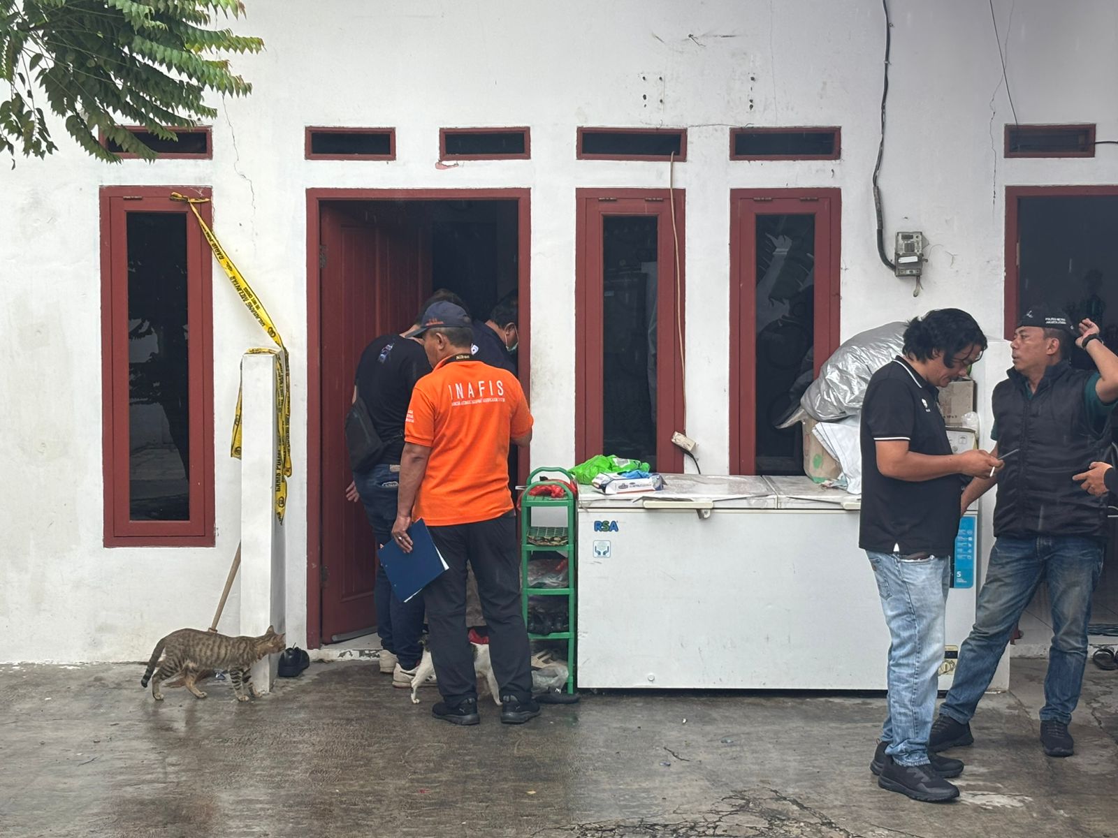 Tempat kejadian perkara (TKP) rumah korban. (Foto/istimewa)