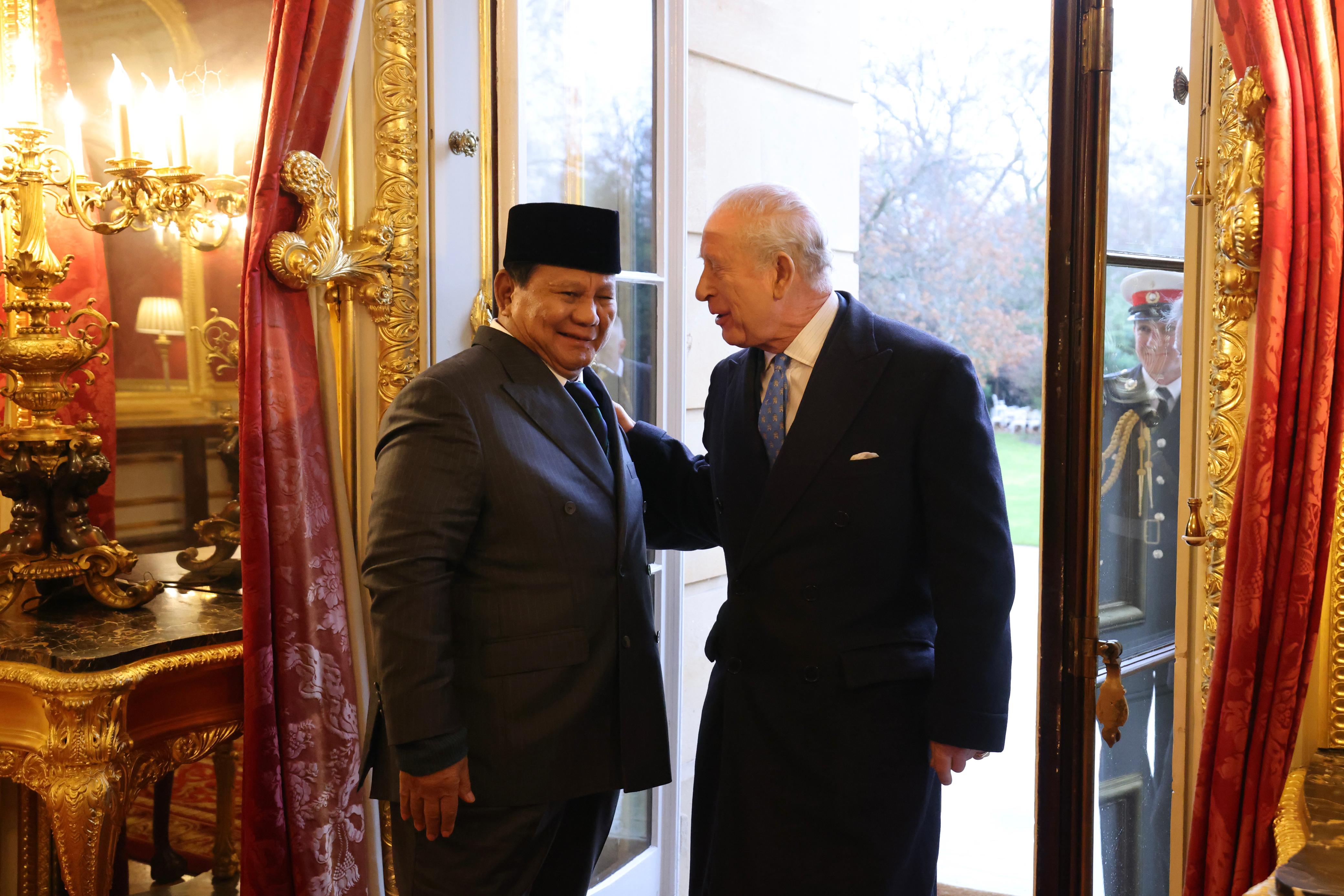 Prabowo Bertemu Raja Charles di Inggris, Perkuat Diplomasi Lingkungan Melalui Konservasi Gajah. (Foto/Tim Media Prabowo)