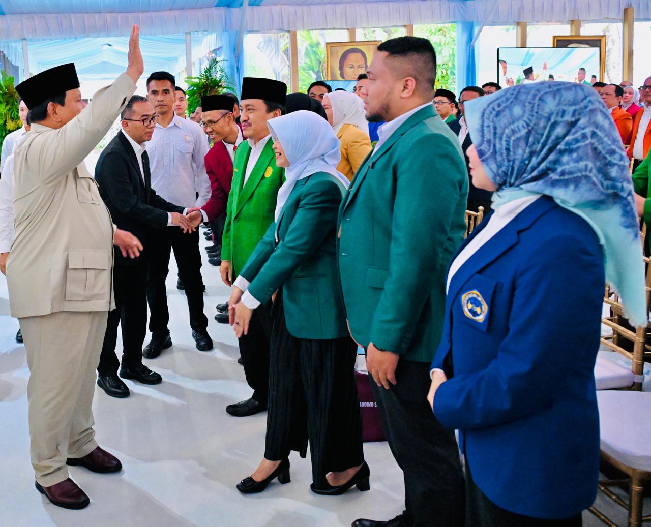 Momen Presiden Prabowo bertemu rektor dan pimpinan perguruan tinggi di Istana Kepresidenan Jakarta, Kamis (15/1/2026). (Foto/ Laily Rachev - Biro Pers Sekretariat Presiden)