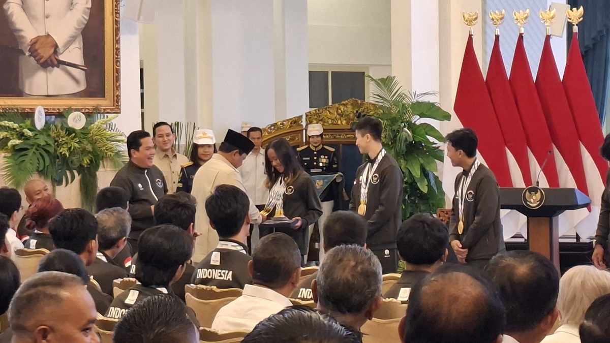 Prabowo Kucurkan Bonus Atlet SEA Games, Emas Diguyur Rp1 Miliar. (BeritaNasional/Lydia)