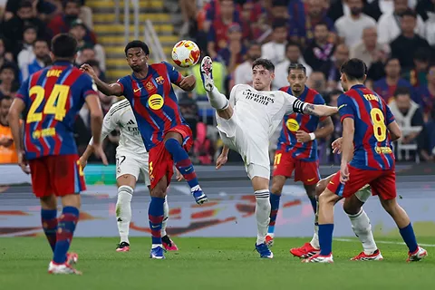 Laga antara Real Madrid vs Barcelona di final Piala Super Spanyol 2026. (Foto/Dok. Real Madrid)