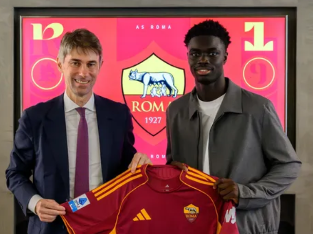 Wonderkid Prancis Robinio Vaz (kanan) resmi memperkuat AS Roma. (Foto/Dok AS Roma)