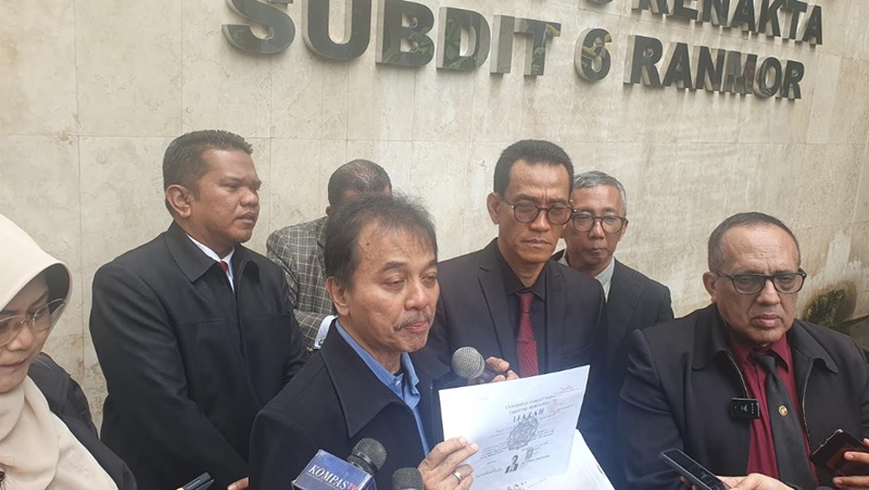 Roy Suryo, tersangka kasus ijazah Jokowi. (Beritanasional/Bachtiar)
